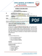 Informe de Actualización Institucional