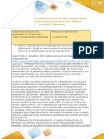 Anexo 4 - Tarea 4 Matriz Procesos Orden Superior - Diligenciar Colaborativamente