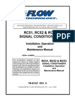 RC51, RC52 & RC53 Signal Conditioners: Installation, Operation and Maintenance Manual