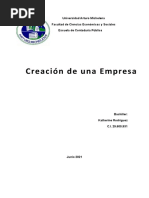 Creacion de Una Empresa