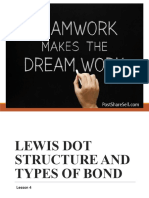 4 Lewis Dot Structure and Types of Bond