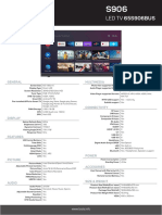 Tesla TV 65S906BUS Specifications ENG 2