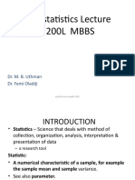 IP 200 L Biostatistics