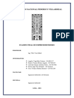 Examen Final de Emprendedurismo