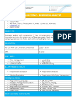 BAC - CV Template Business Analysis - 2019