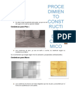 Procedimiento Constructivo Ceramico