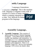 Assembly Language: 1.machine Language: This Is The Machine