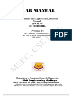 Lab Manual: Data Structures and Applications Laboratory Manual (17CSL38) (Iii Semester)