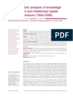 A Scientometric Analysis of Knowledge Management and Intellectual Capital Academic Literature (1994-2008)