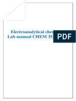 Electroanalytical Chemistry Lab Manual CHEM 352 & 334