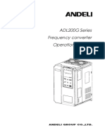 ADL200G Series Frequency Converter Operation Manual