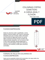 Columnas Cortas Sujetas A Carga Axial y Flexión