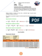 Depreciación Emp. Sutec