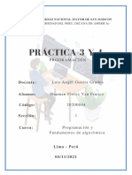 Practica 3 y 4 de Programación