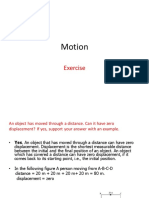 Motion NCert Solution