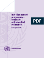 Infection Control Programmes To Control Antimicrobial Resistance