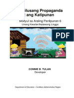 Ang Kilusang Propaganda at Ang Katipunan: Modyul Sa Araling Panlipunan 6