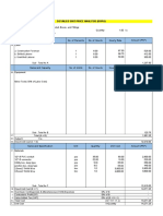 Detailed Unit Price Analysis (Dupa)