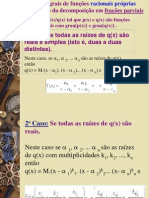 Integrais de Funções Racionais Próprias