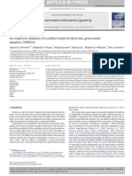 An Empirical Validation of A Unified Model of Electronic Government Adoption - UMEGA - 2017