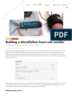 Building A MicroPython Heart Rate Monitor - Martin