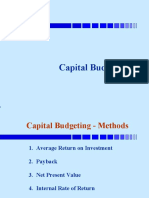 Capital Budgeting