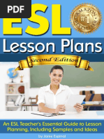 ESL Lesson Plans-An ESL Teacher's Essential Guide To Lesson Planning