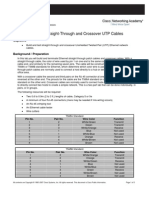 Lab 4.5.3 Building Straight-Through and Crossover UTP Cables