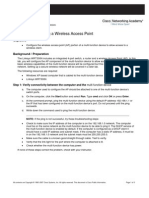 Lab 7.2.5 Configuring A Wireless Access Point