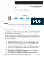 Lab 9.2.7 Troubleshooting Using Network Utilities