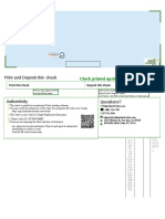 Print and Deposit This Check: Check Printed Upside Down Intentionally