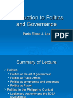 Introduction To Politics and Governance