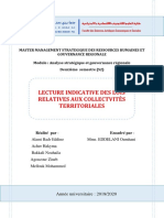 Lecture Indicative Des Lois Relatives Aux Collectivités Territoriales