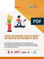 O Papel Da Educação Física Na Saúde e em Tempos de Distanciamento Social