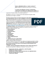 Cuáles Son Los Sistemas Administrativos y Entes Rectores?