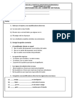 Cuestionario Del 2do Quimestre 1er Parcial Lenguaje