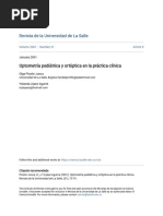 Optometría Pediátrica y Ortóptica en La Práctica Clínica