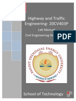 Highway Engg Lab Manual