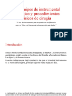 #11 Equipos de Instrumental Quirúrgico y Procedimientos