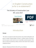 D Sawtell 39EC SCL Paper - Causation in Construction Law