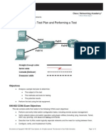 Analyzing A Test Plan and Performing A Test