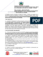 Edital #51.2021 - Seect - Fapesq - PB Chamada para Seleção de Equipe para PB Inteligente