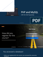 CMPS246 Week14 phpMySQL