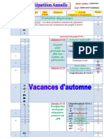 Répartition Annuelle 2 As FC