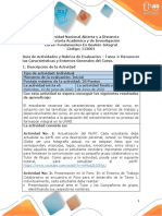 Guía Actividades y Rúbrica Evaluación Tarea 1 Reconocer Características y Entornos