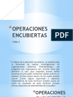 Tema 5 - Operaciones Especiales