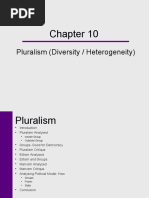 Pluralism (Diversity / Heterogeneity)