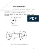 Notas Sobre Las Propiedades Magneticas de Los Materiales