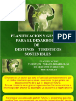 Planificacion y Gestion para Destinos Turisticos Sostenbles