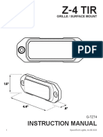 Instruction Manual: Grille / Surface Mount